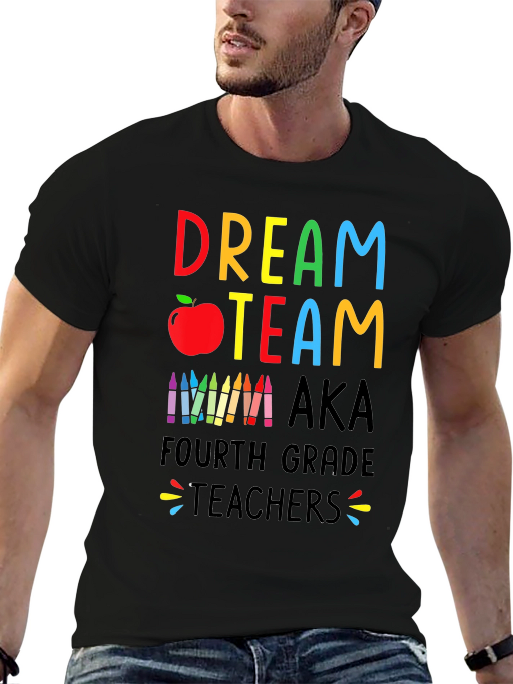 Dream Team Teacher Shirt - Fourth Grade