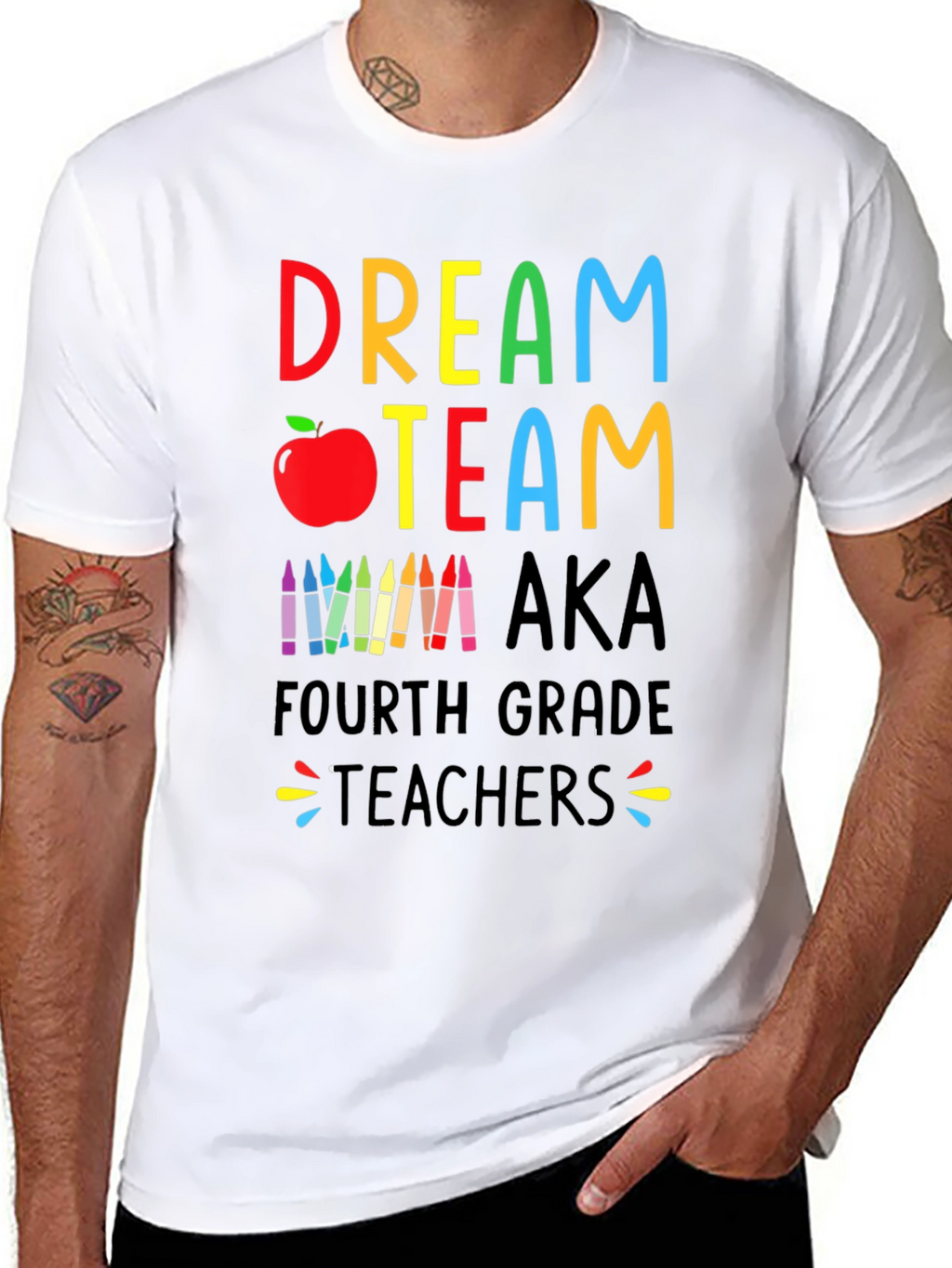 Dream Team Teacher Shirt - Fourth Grade