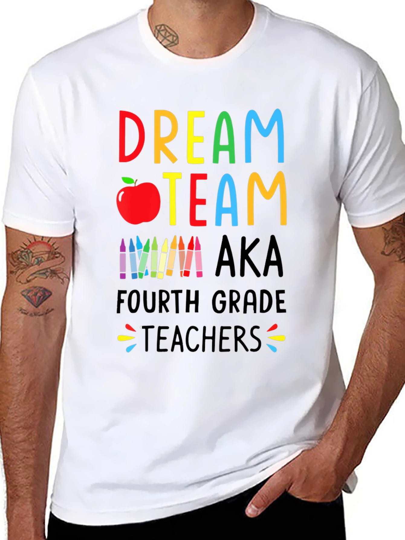 Dream Team Teacher Shirt - Fourth Grade