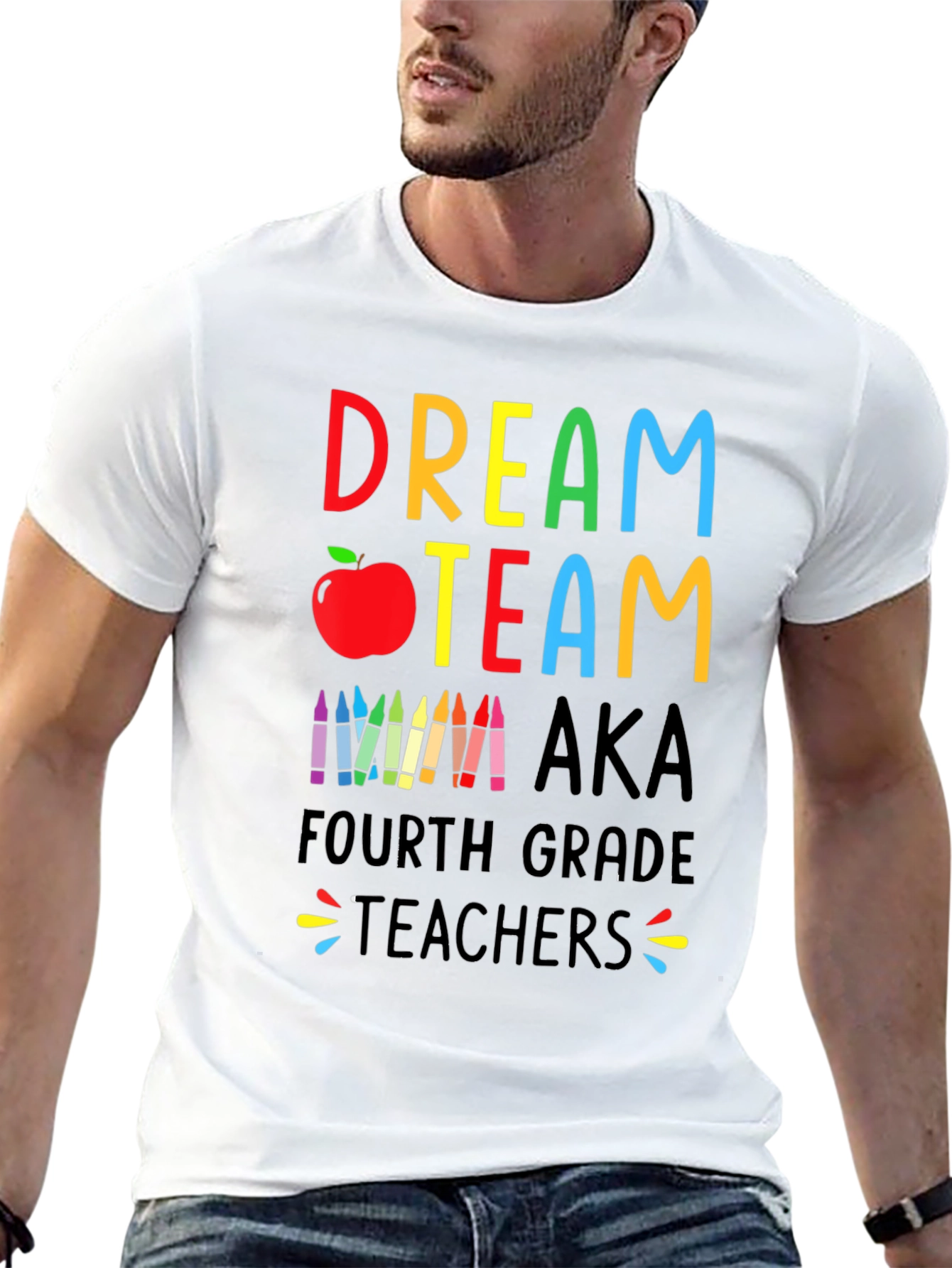 Dream Team Teacher Shirt - Fourth Grade