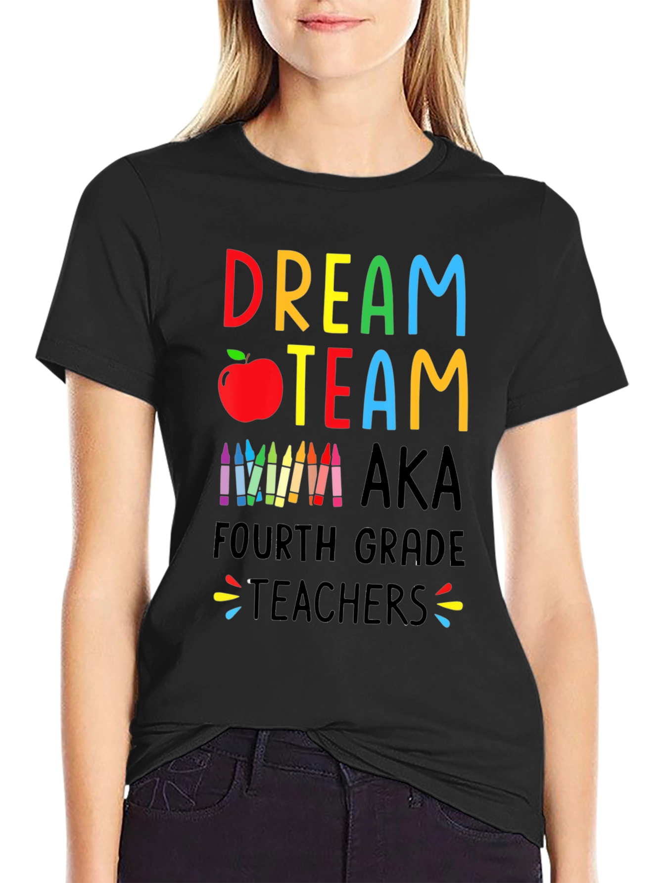 Dream Team Teacher Shirt - Fourth Grade