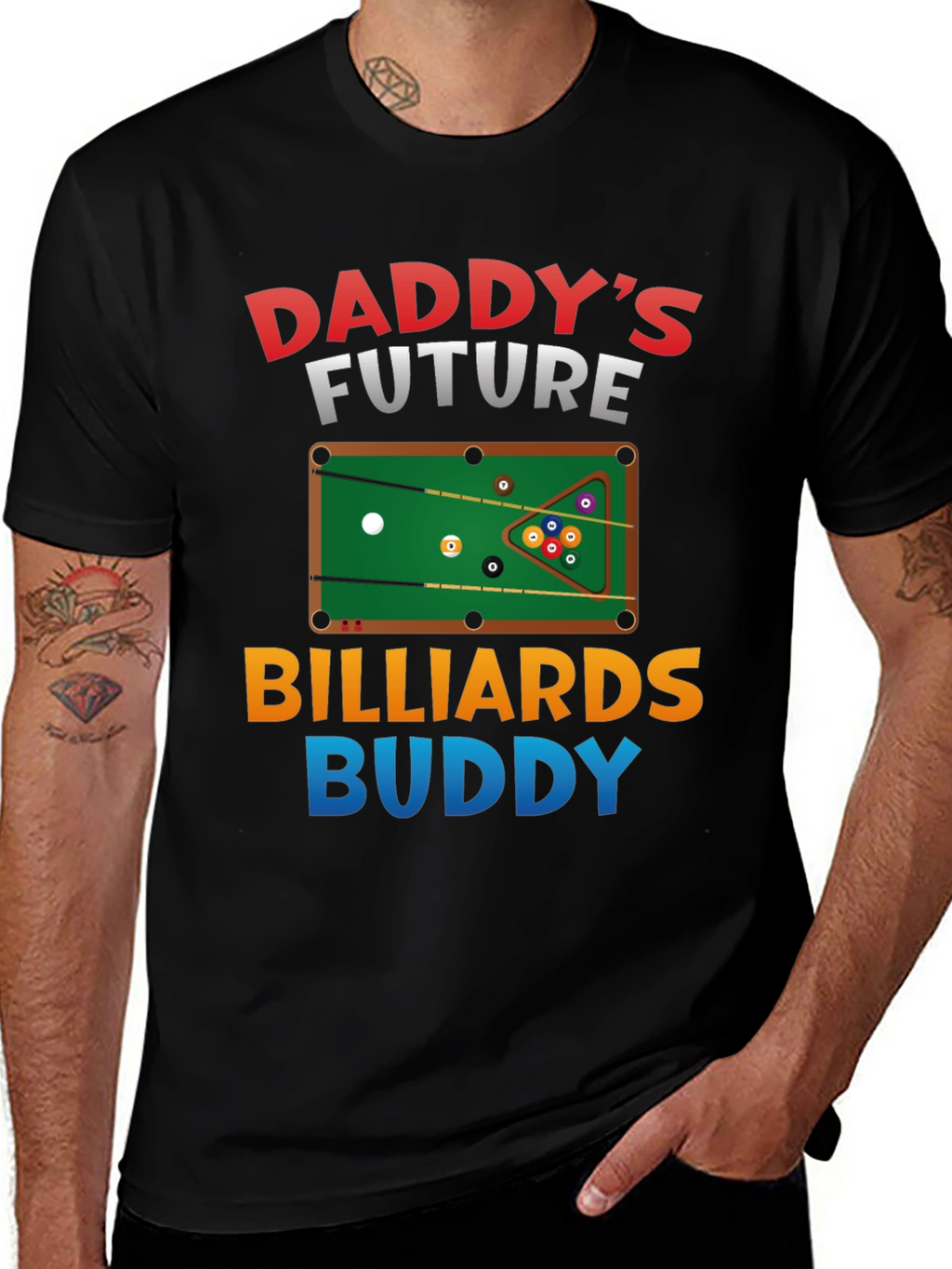 Daddys Future Billiards Buddy T-Shirt