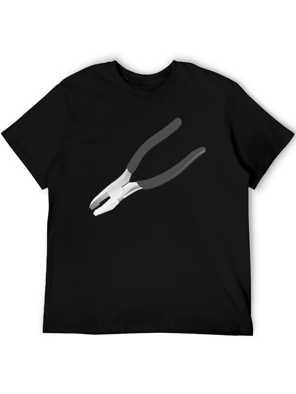 Novelty Pliers Graphic Black T-Shirt