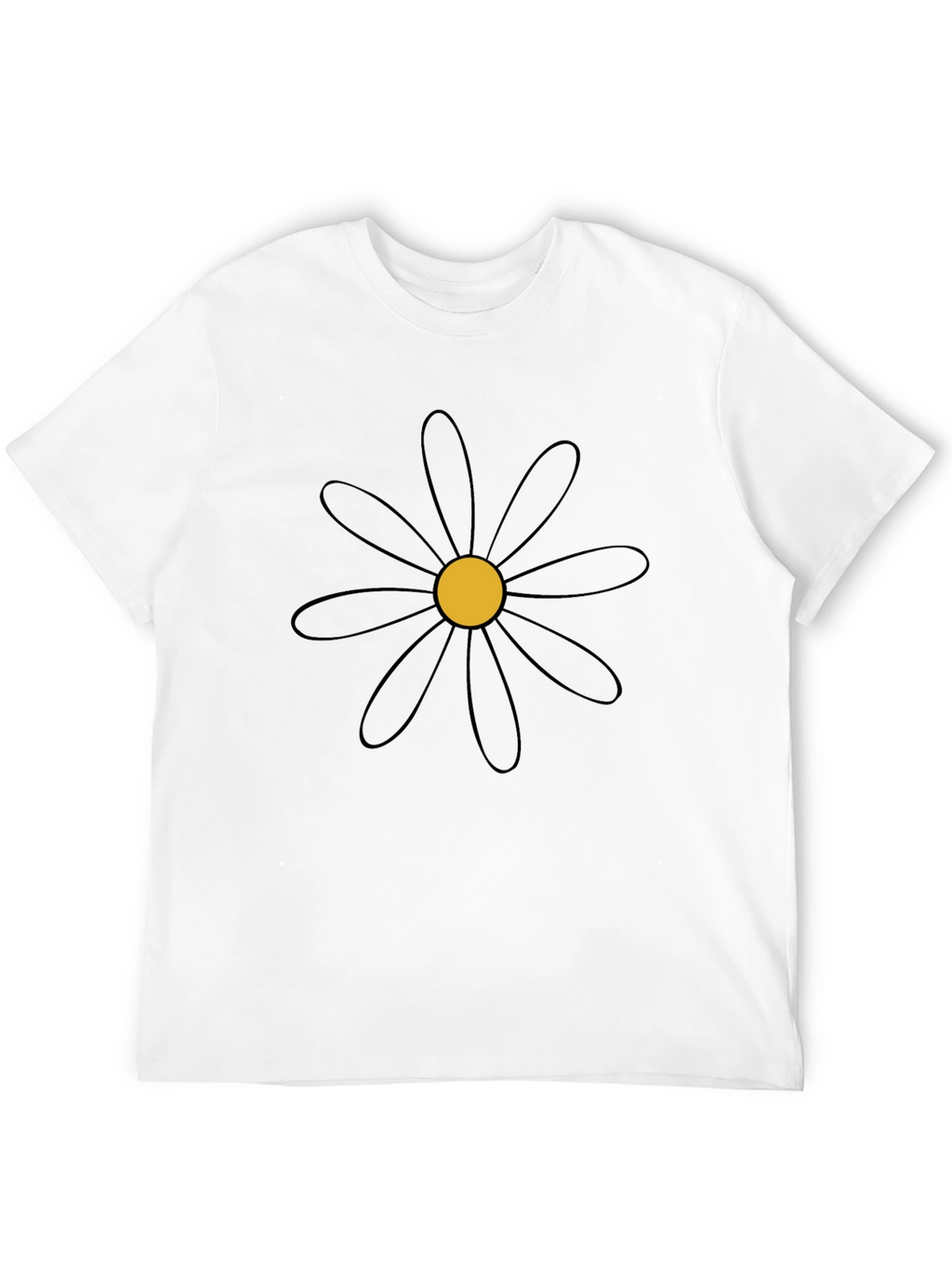 Black Daisy Graphic Tee