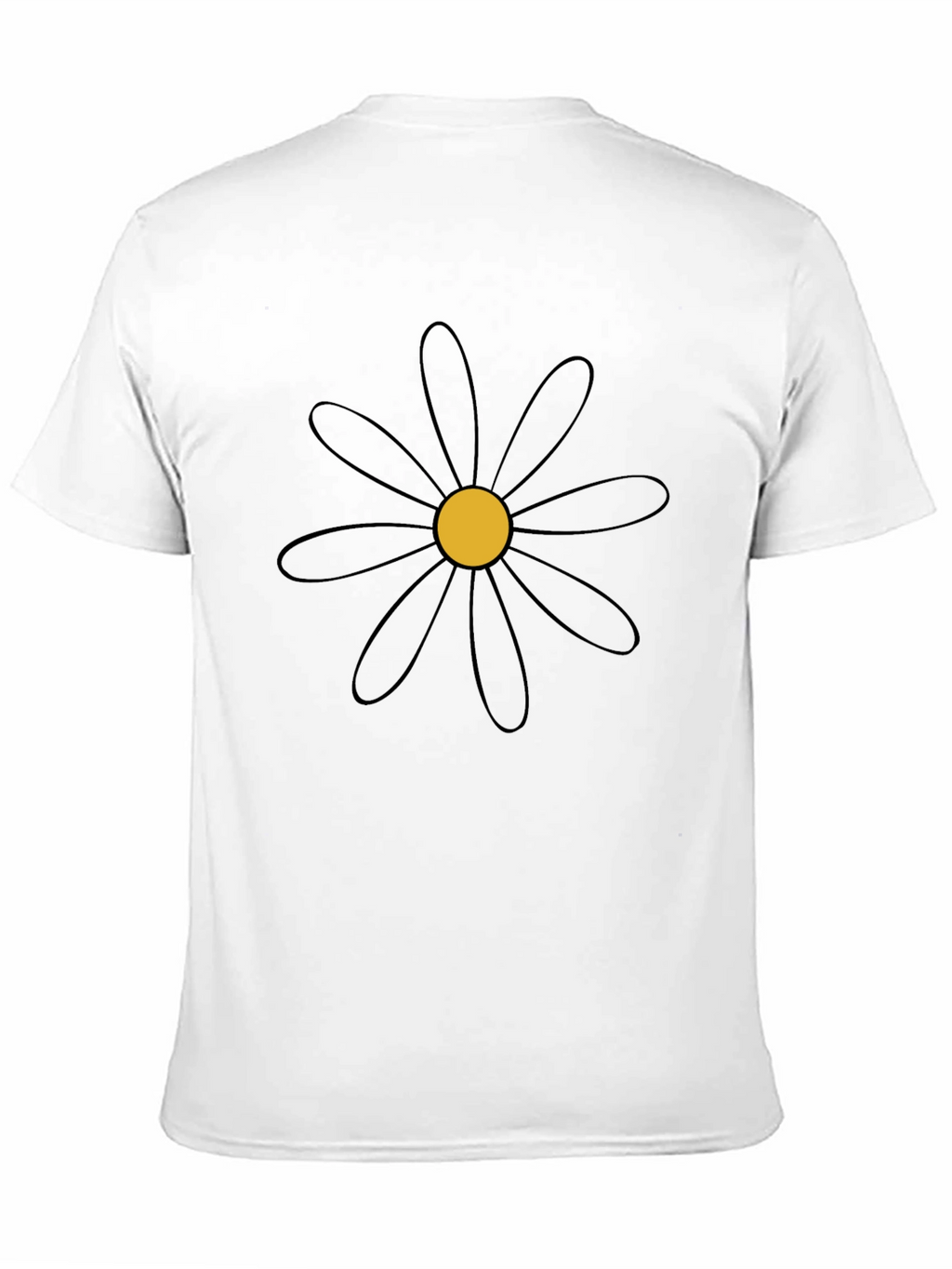 Black Daisy Graphic Tee