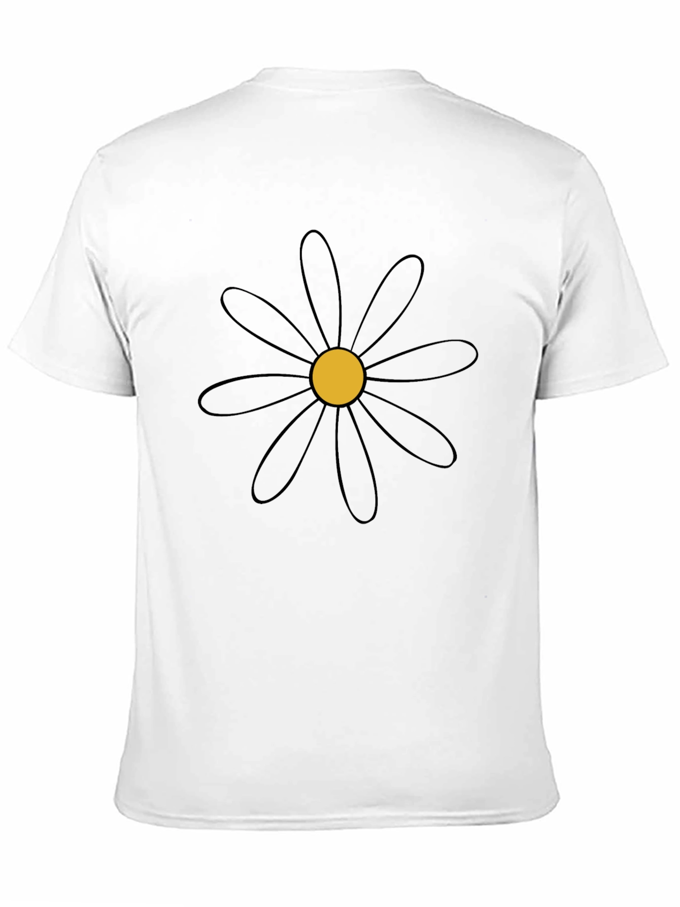 Black Daisy Graphic Tee