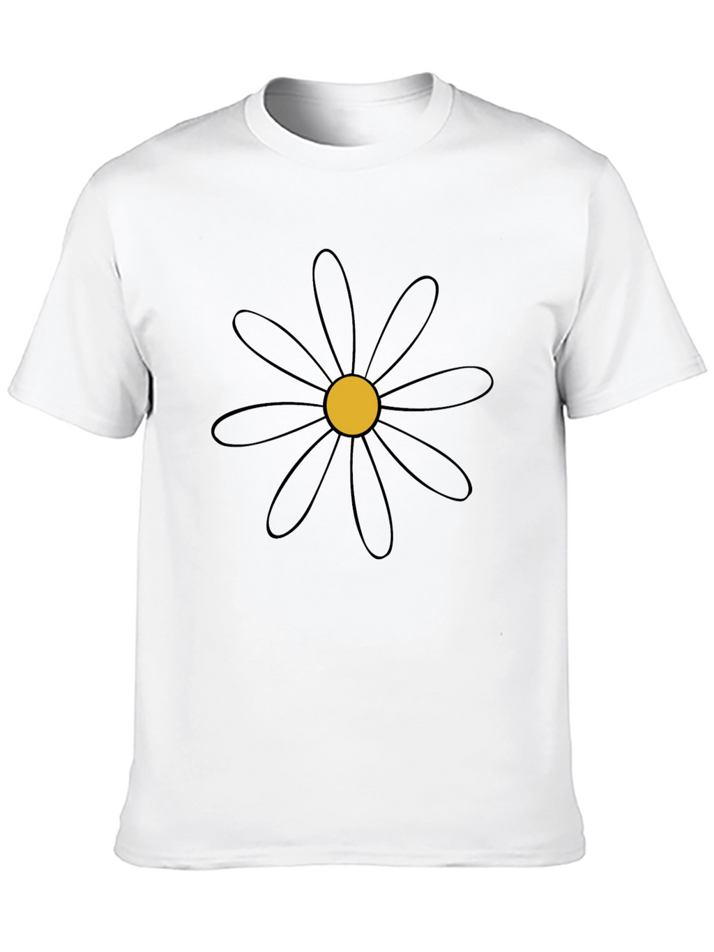 Black Daisy Graphic Tee