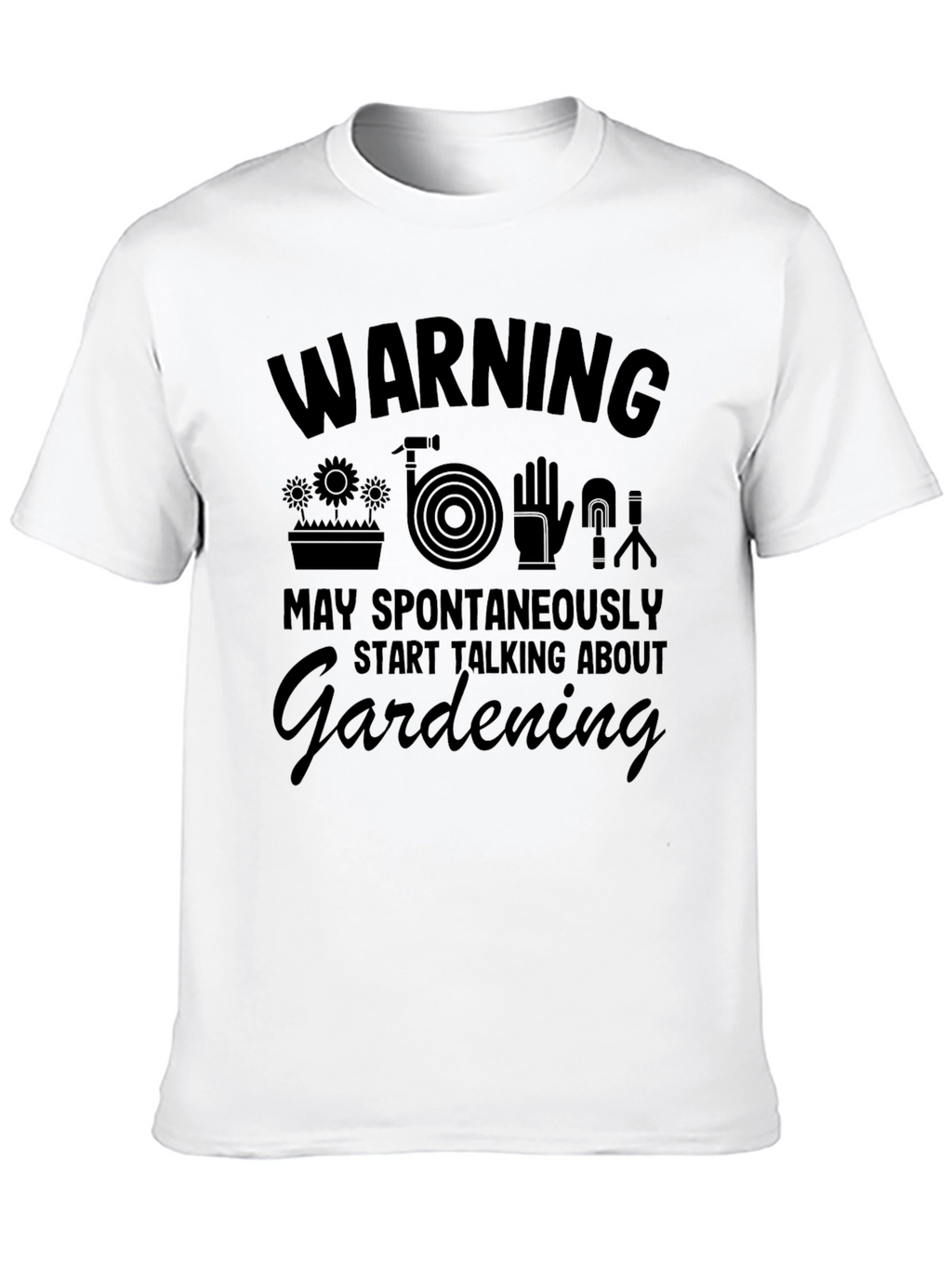 Warning Gardening T-Shirt - Funny Gardener Gift