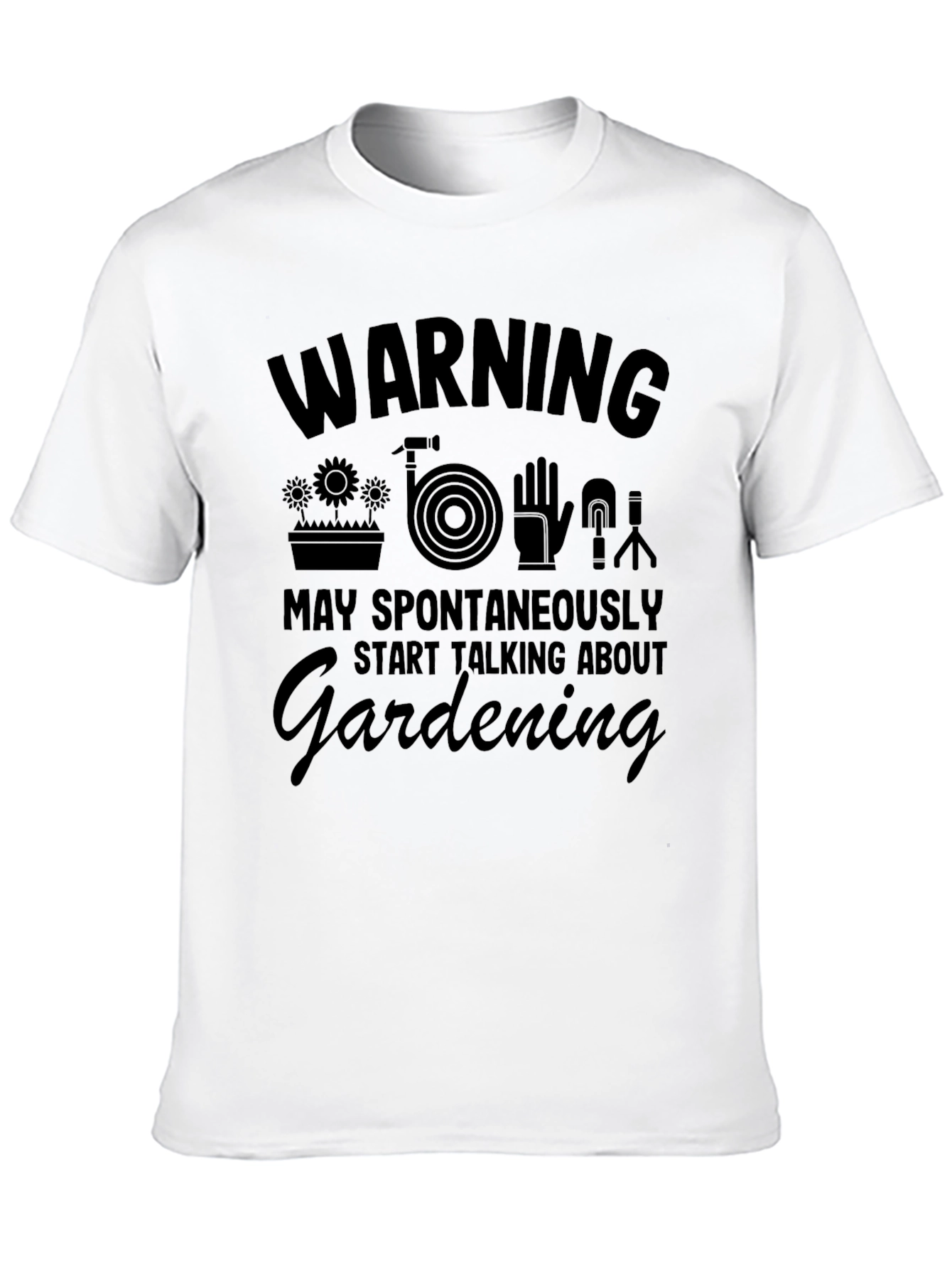 Warning Gardening T-Shirt - Funny Gardener Gift