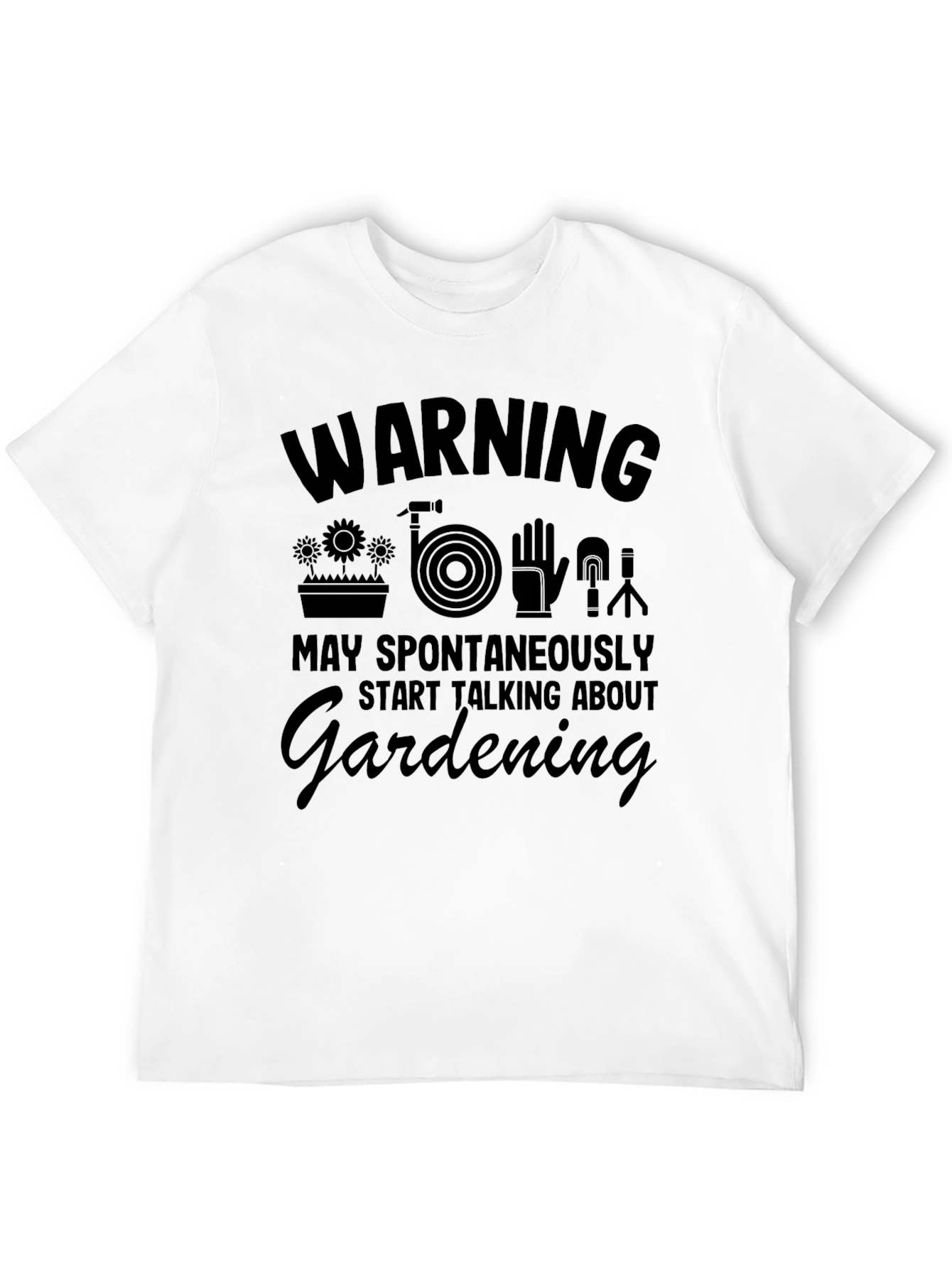 Warning Gardening T-Shirt - Funny Gardener Gift