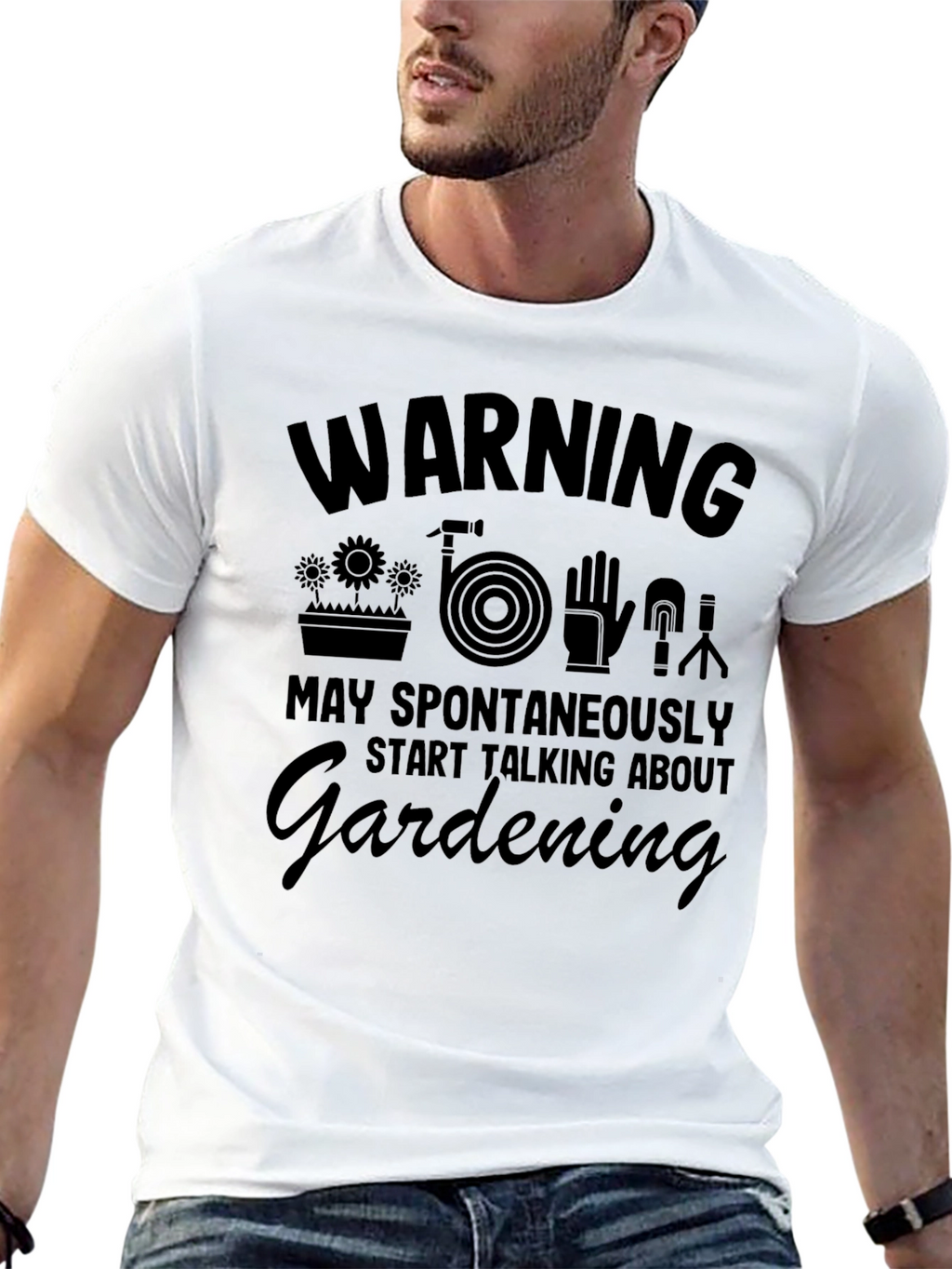 Warning Gardening T-Shirt - Funny Gardener Gift