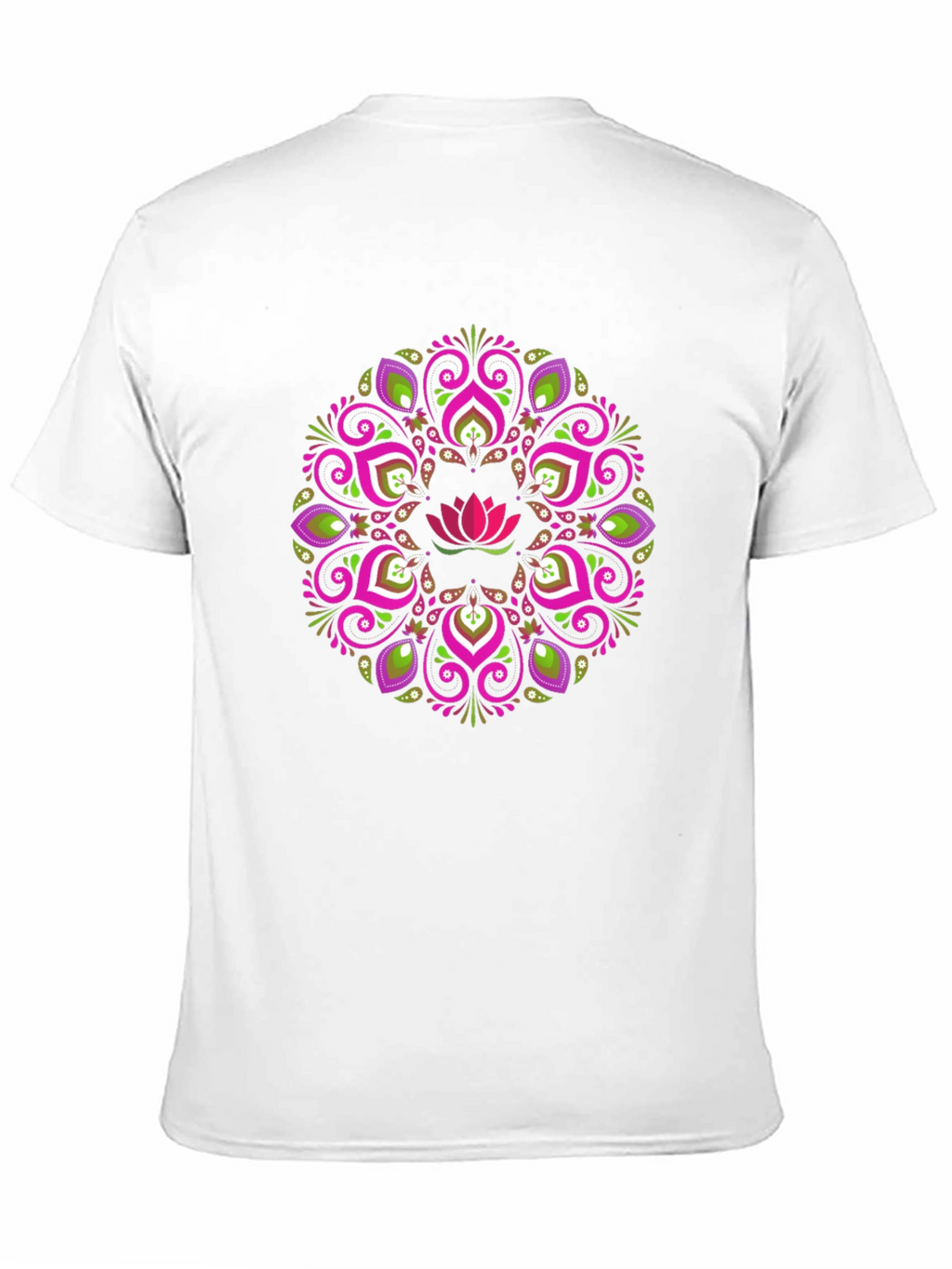 Lotus Mandala Graphic Tee - Stylish Comfort