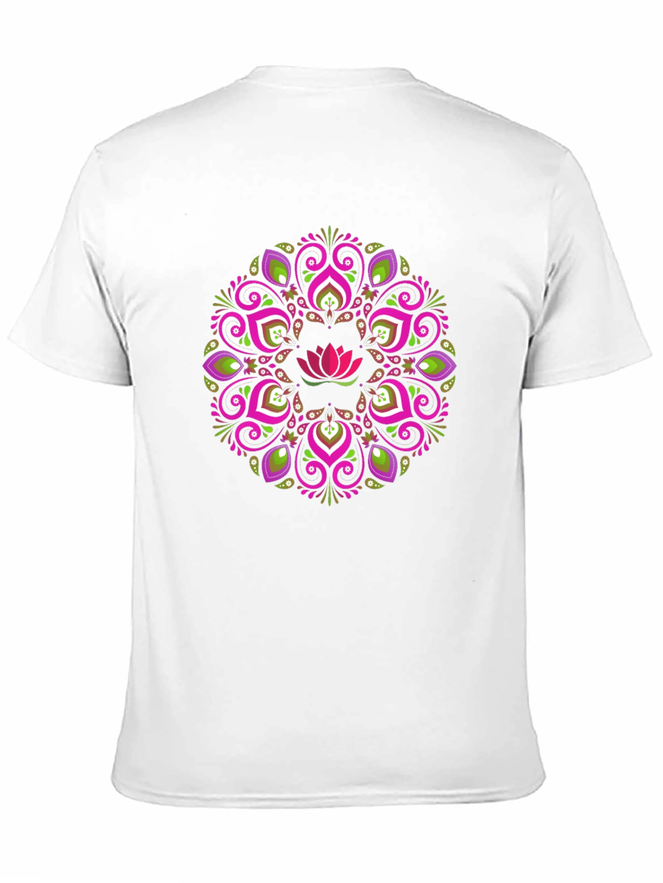 Lotus Mandala Graphic Tee - Stylish Comfort