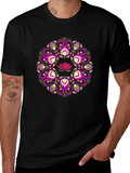 Lotus Mandala Graphic Tee - Stylish Comfort