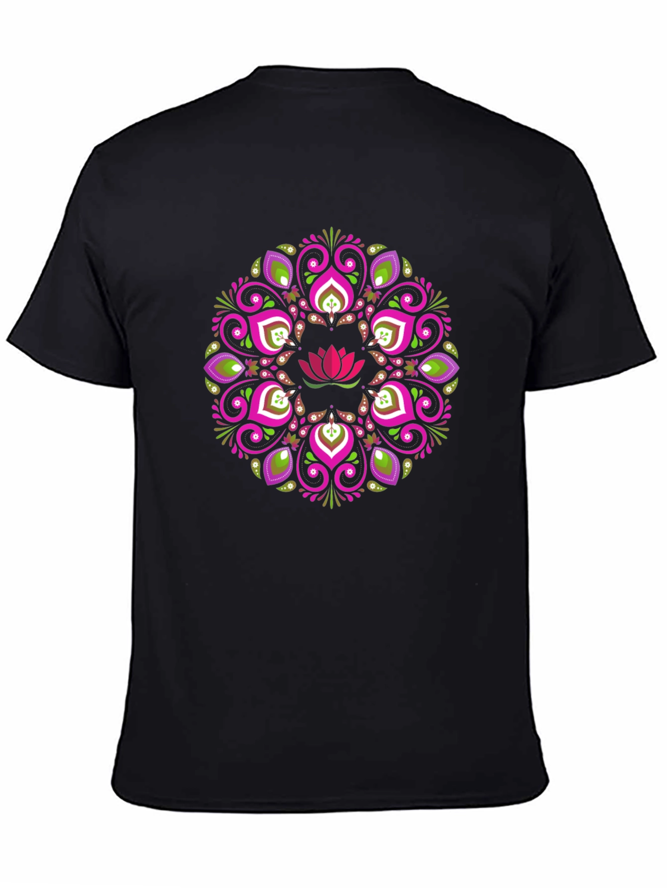 Lotus Mandala Graphic Tee - Stylish Comfort