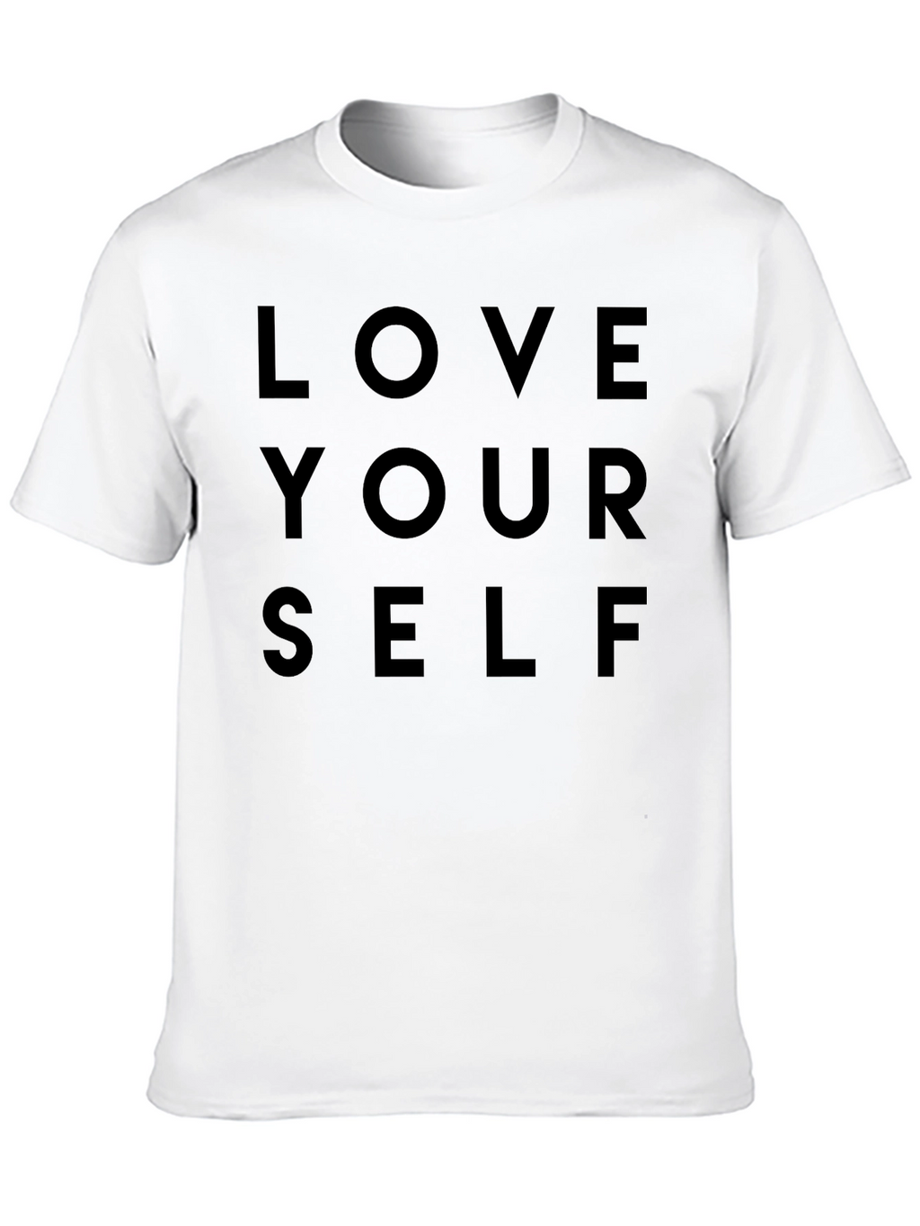 Love Yourself Graphic Tee - Premium Black Cotton