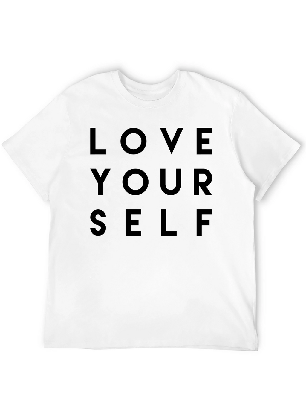 Love Yourself Graphic Tee - Premium Black Cotton
