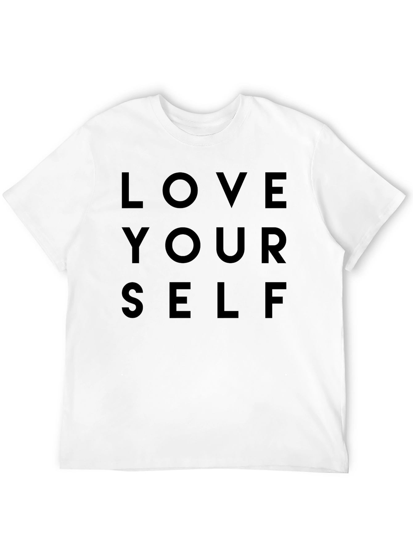 Love Yourself Graphic Tee - Premium Black Cotton