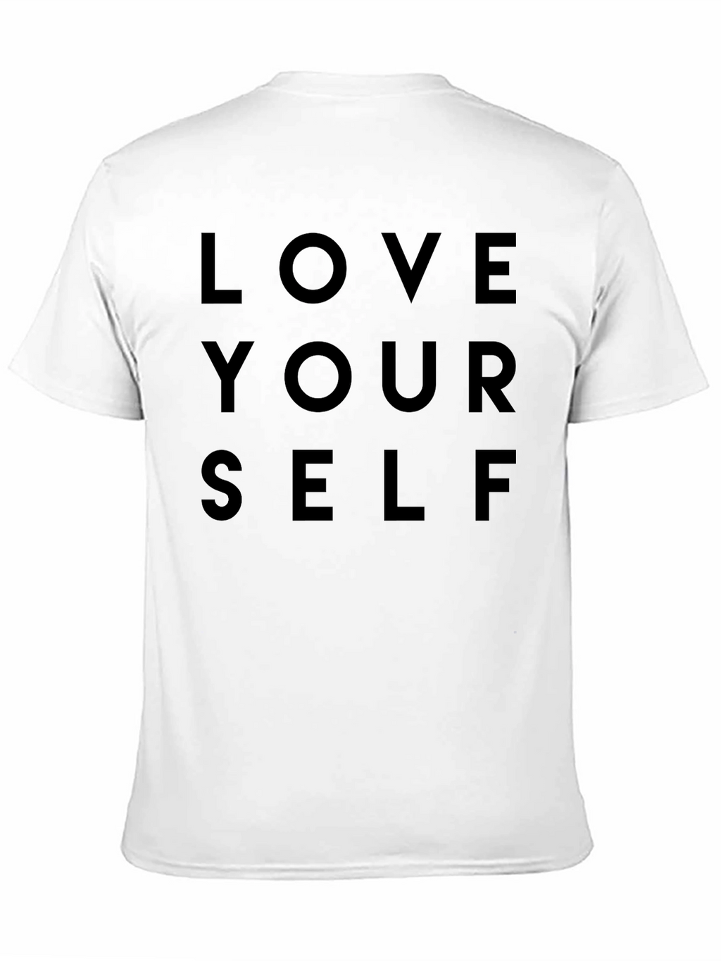 Love Yourself Graphic Tee - Premium Black Cotton