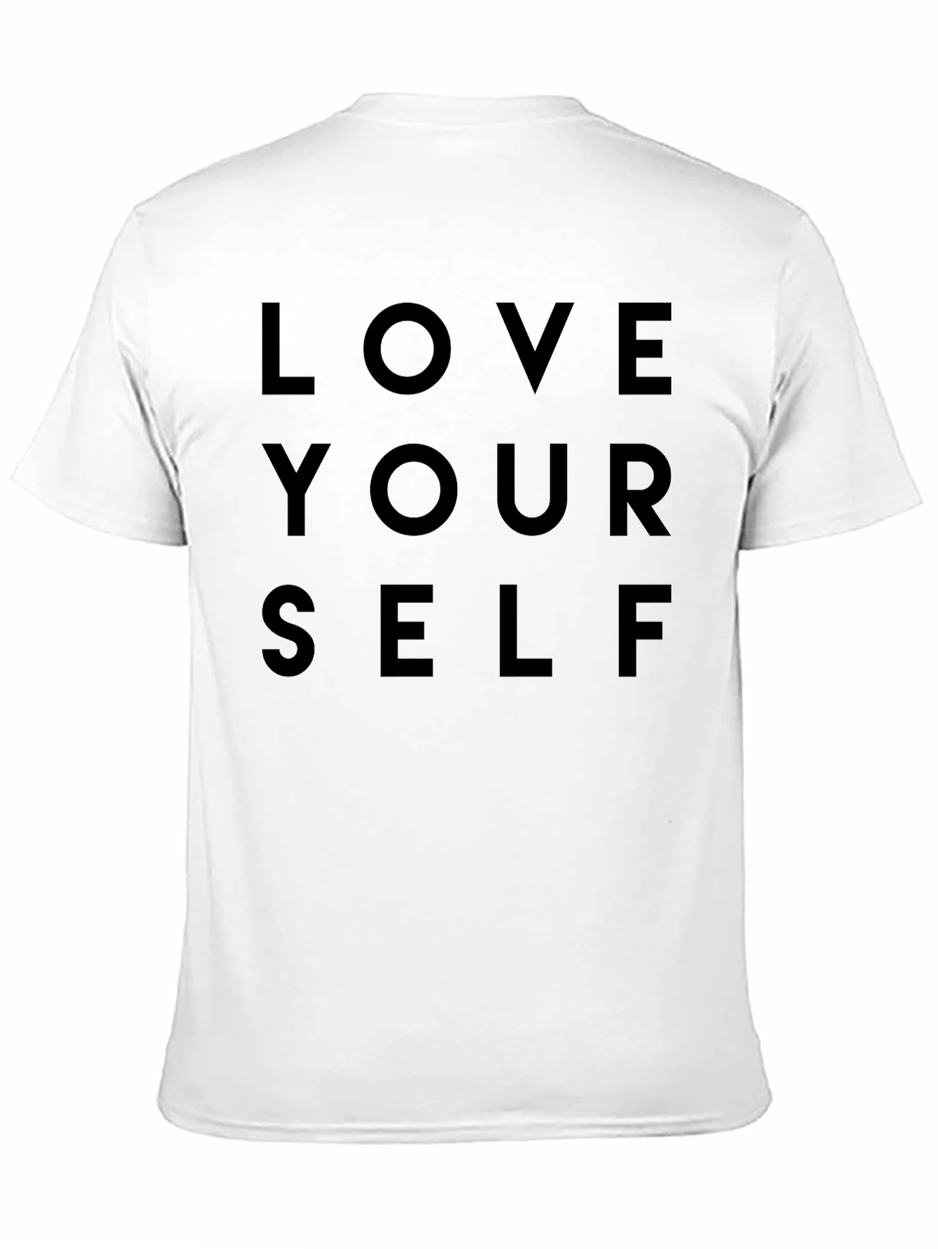 Love Yourself Graphic Tee - Premium Black Cotton