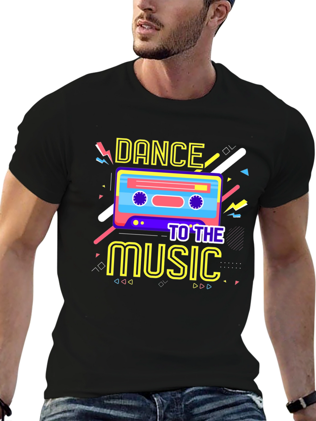 Dance to The Music Graphic T-Shirt