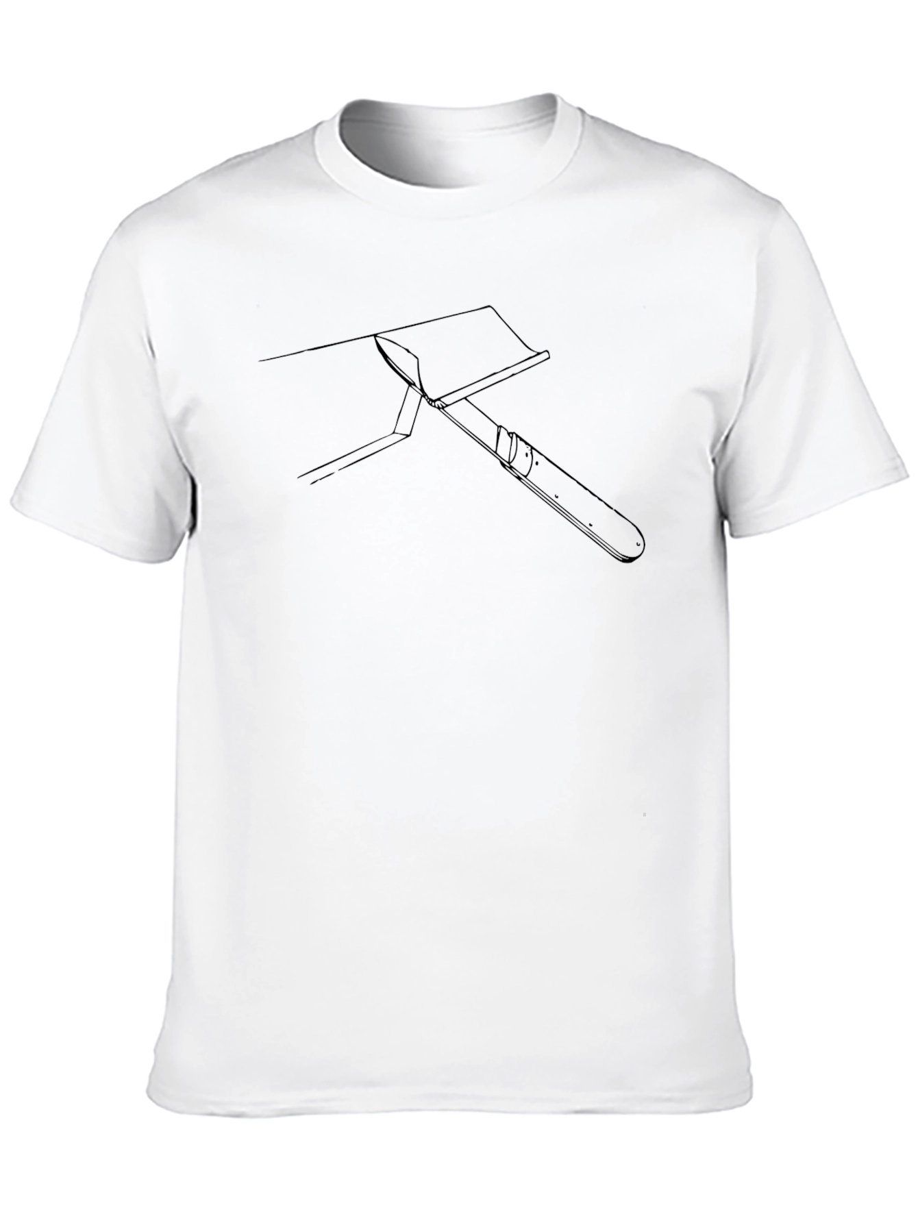 Axe Saw Black T-Shirt