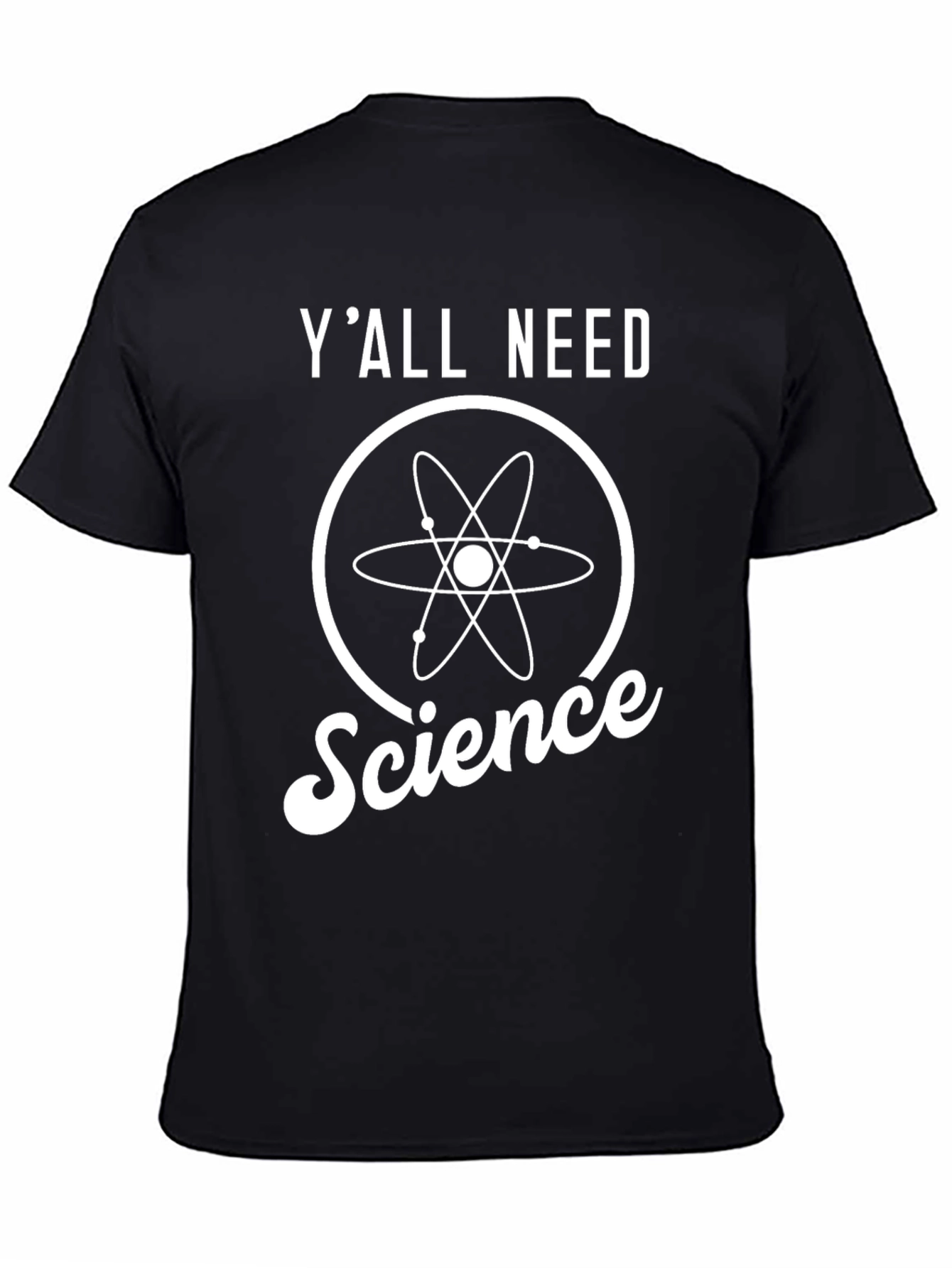 Yall Need Science Black T-Shirt