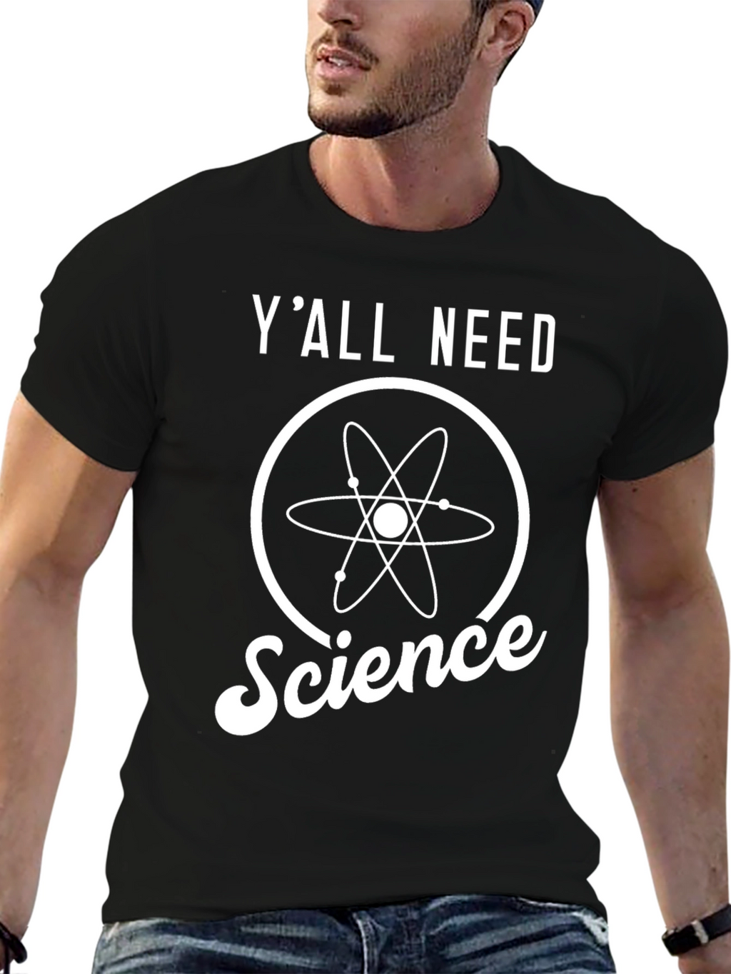 Yall Need Science Black T-Shirt