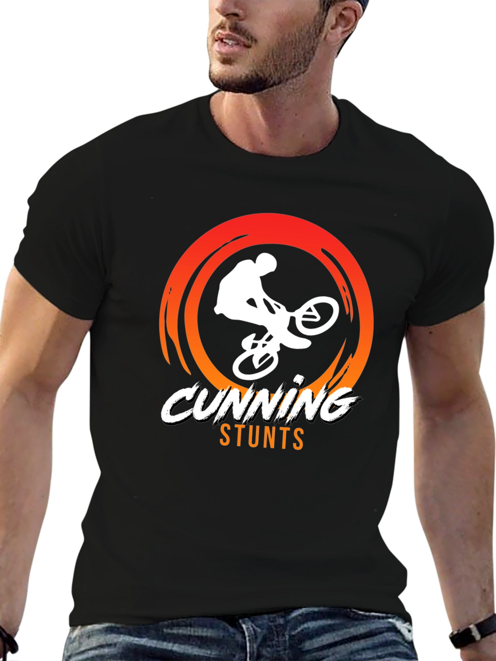 Cunning Stunts Graphic Tee - BMX Rider T-Shirt