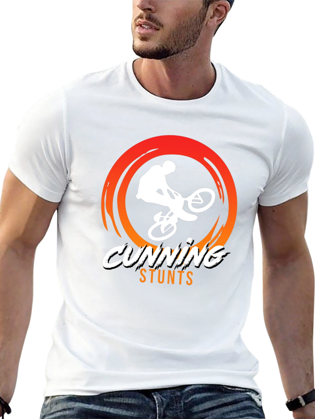 Cunning Stunts Graphic Tee - BMX Rider T-Shirt