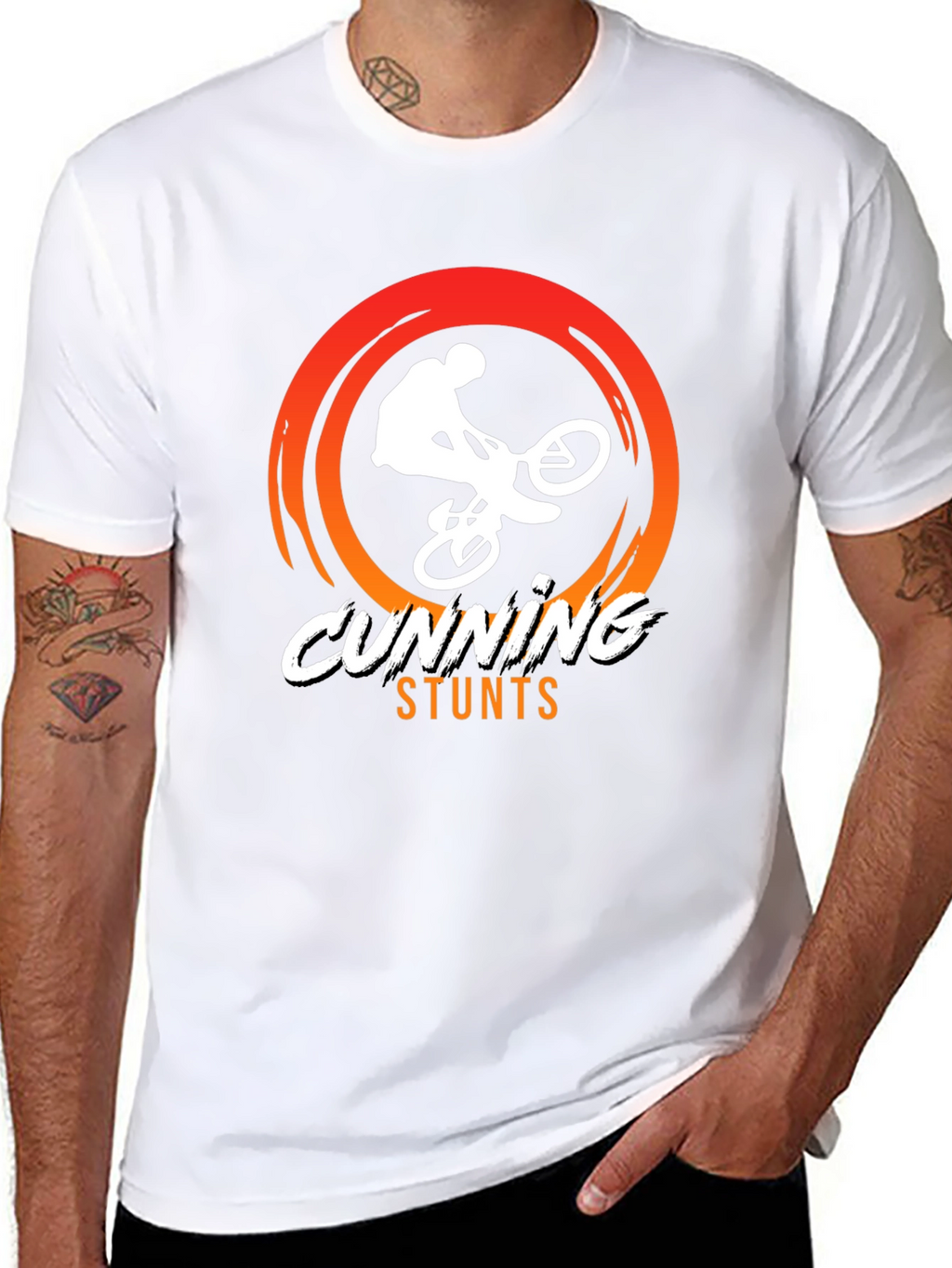 Cunning Stunts Graphic Tee - BMX Rider T-Shirt