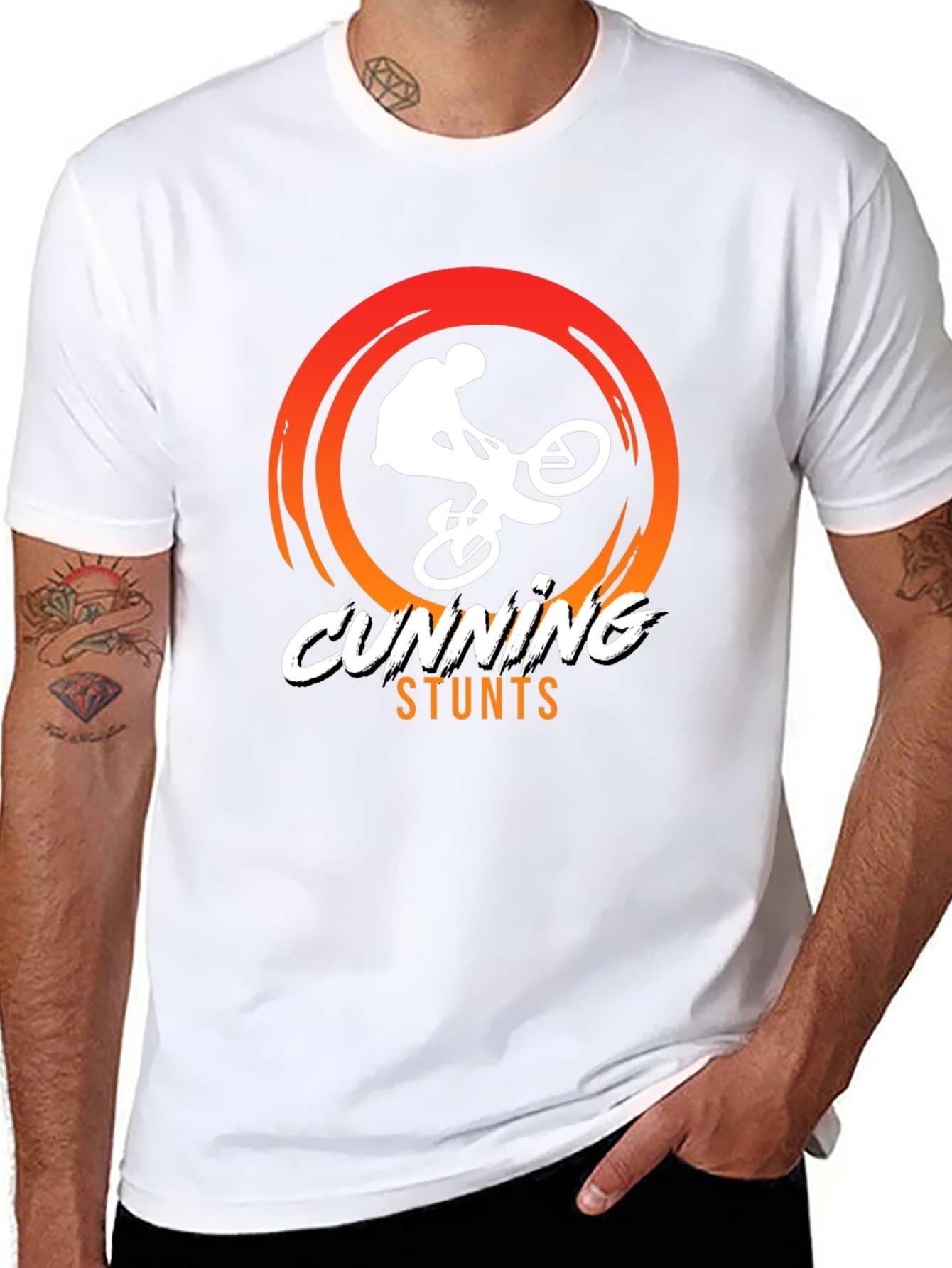 Cunning Stunts Graphic Tee - BMX Rider T-Shirt