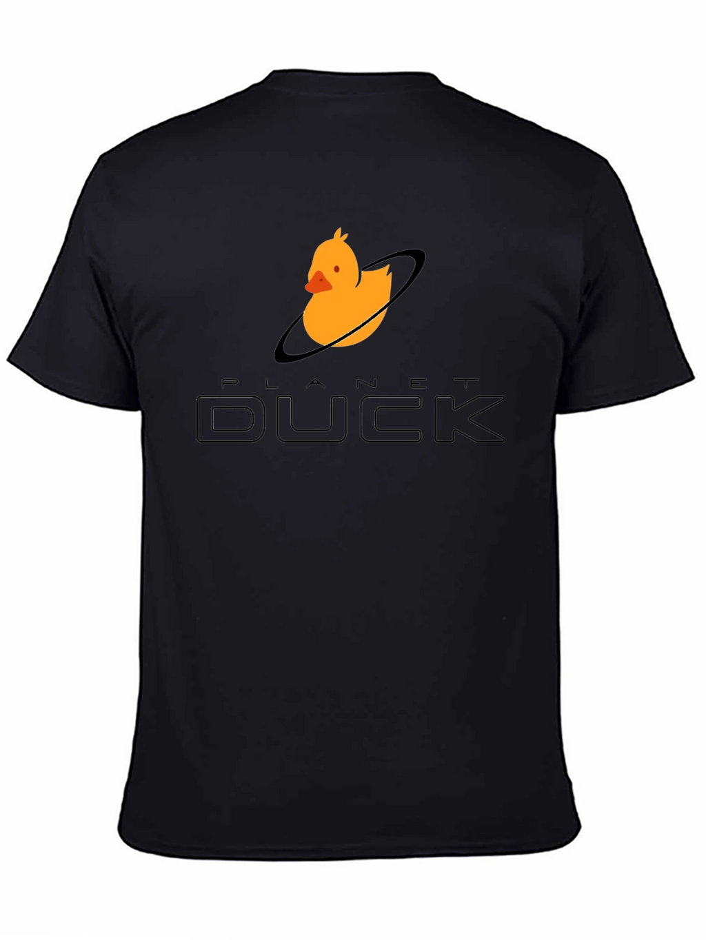 Planet Duck Black Graphic Tee