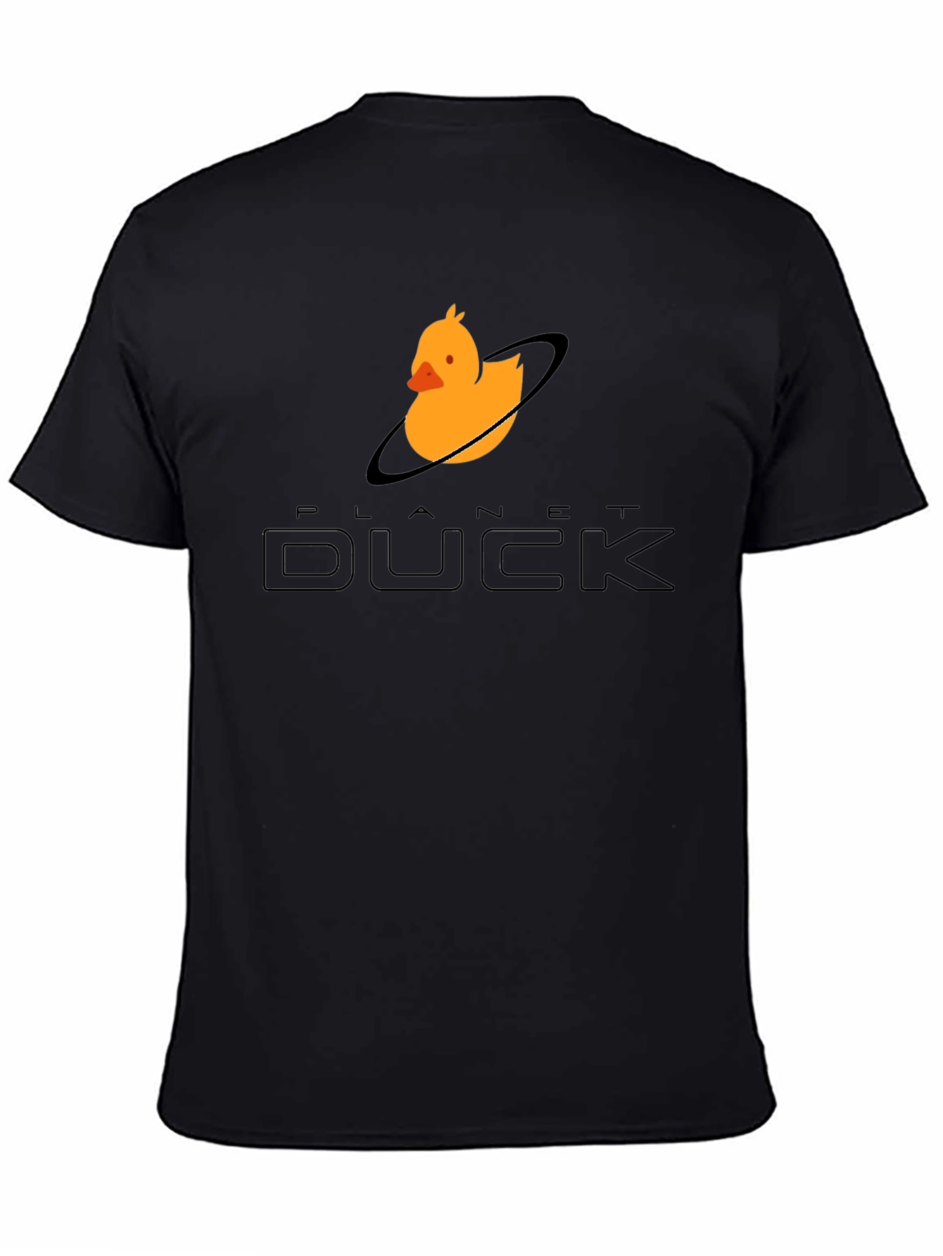 Planet Duck Black Graphic Tee