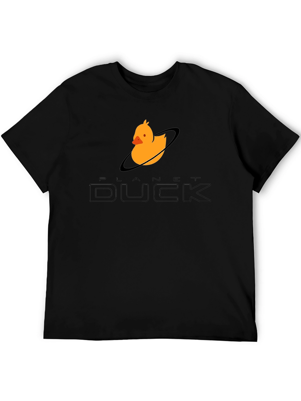 Planet Duck Black Graphic Tee