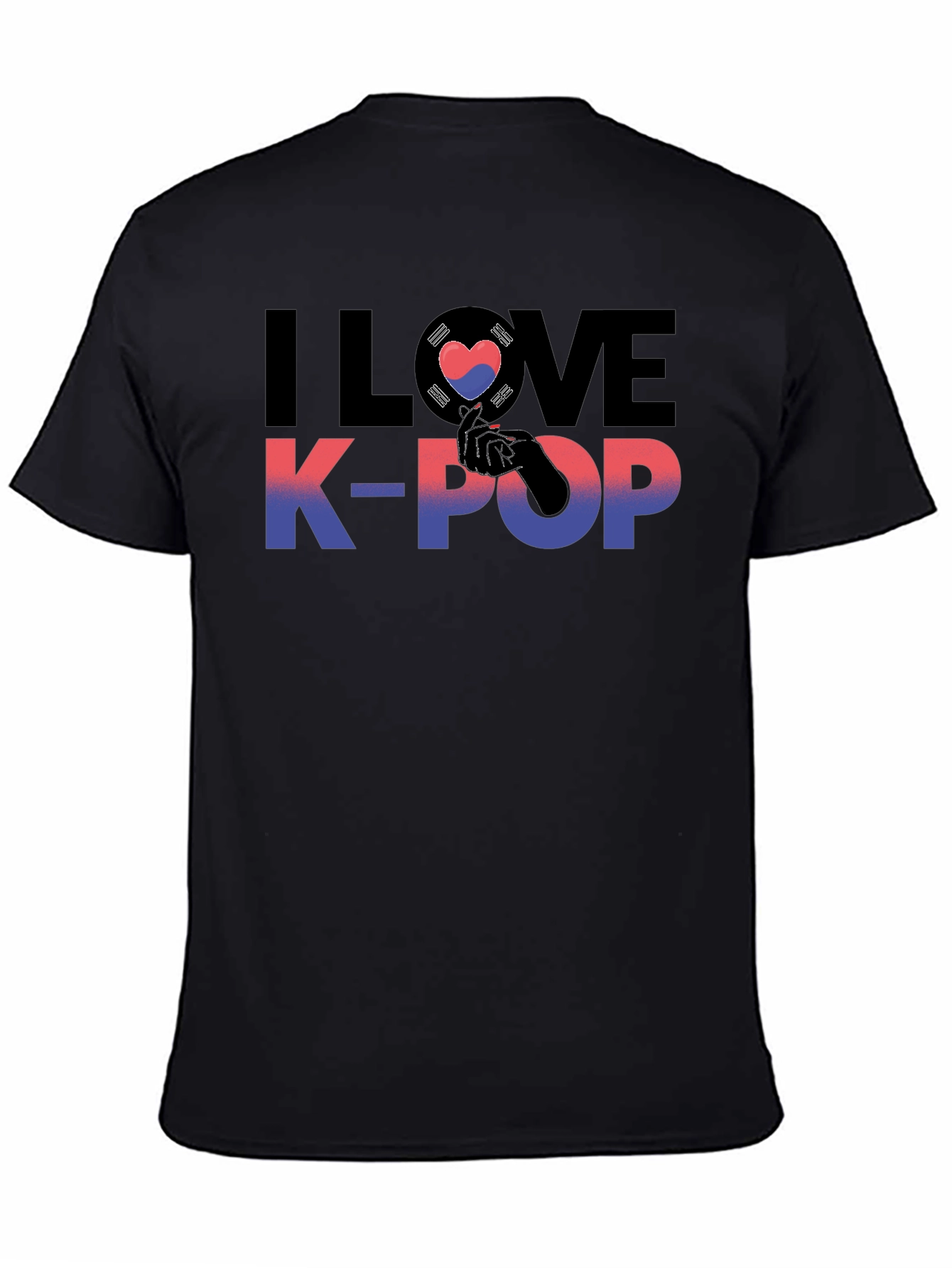 I Love K-Pop Graphic Tee - Korean Pop Music Shirt