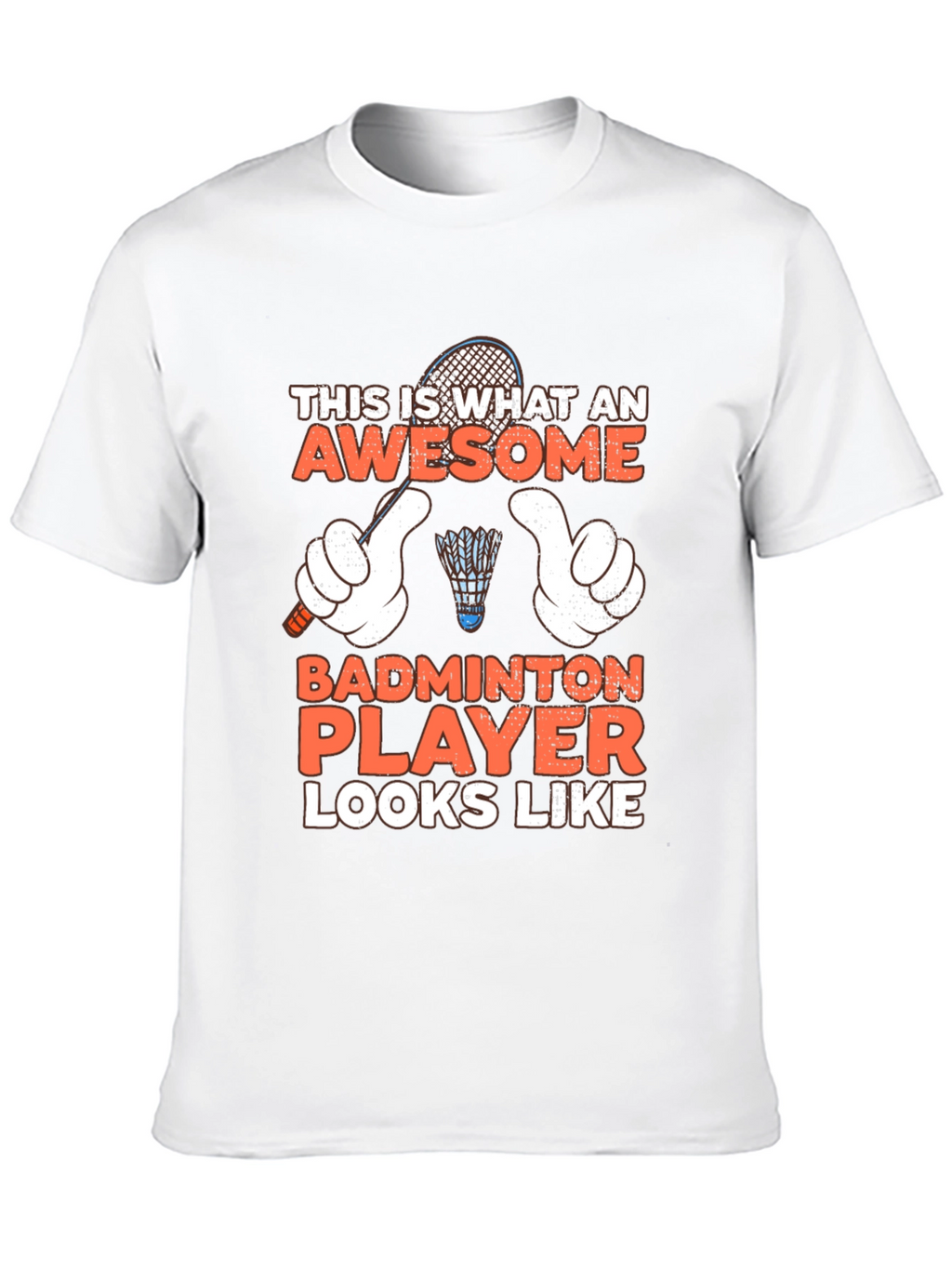 Awesome Badminton Player T-Shirt