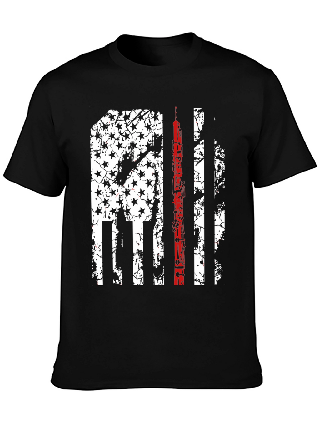 Oboe Flag Graphic Tee - Patriotic Musician T-Shirt