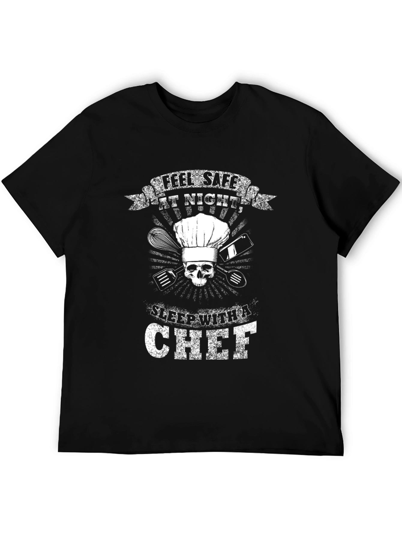 Feel Safe At Night Chef T-Shirt