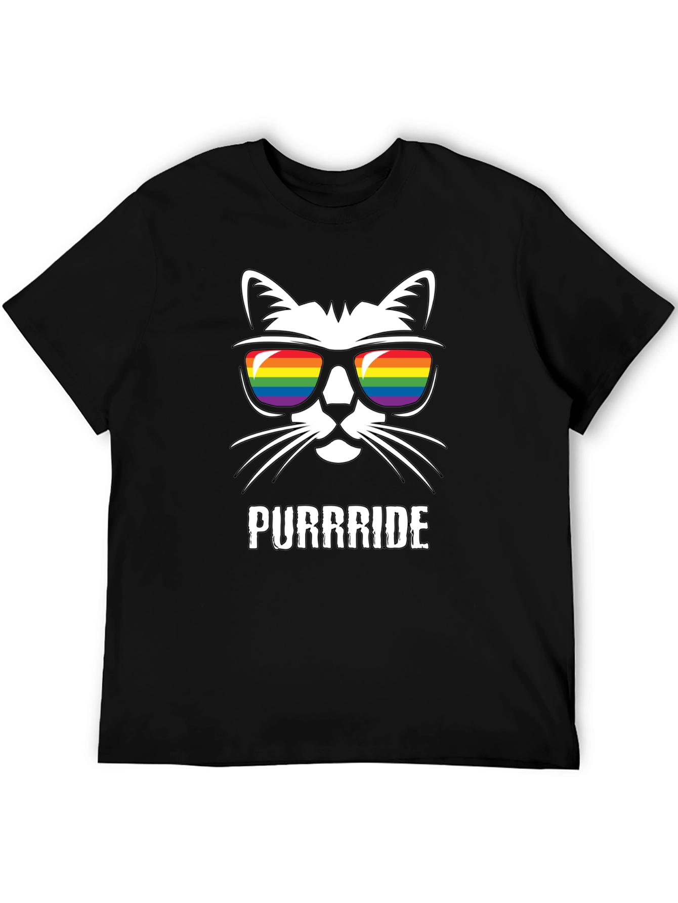 Purrride Cat LGBTQ Pride T-Shirt