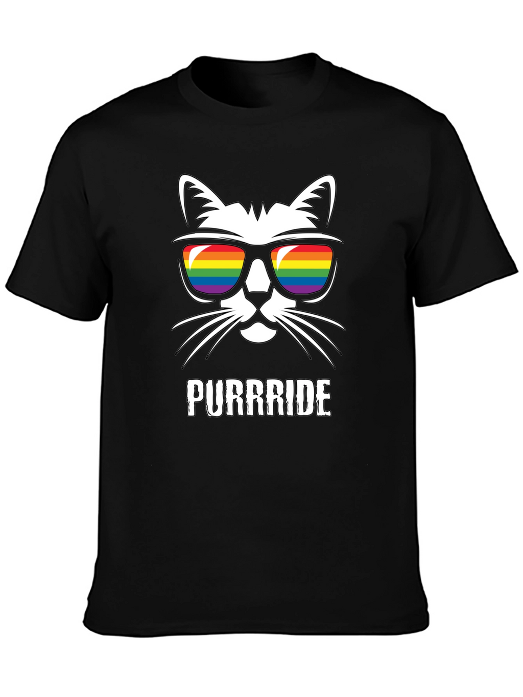 Purrride Cat LGBTQ Pride T-Shirt