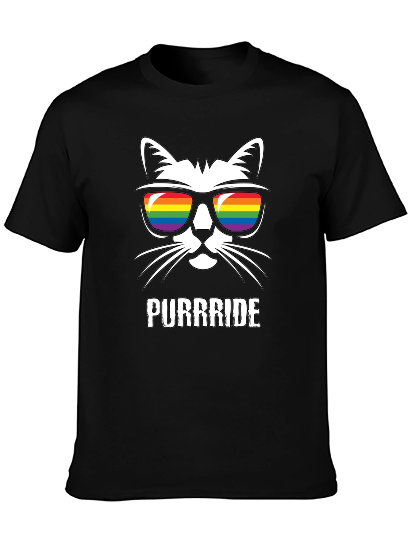 Purrride Cat LGBTQ Pride T-Shirt