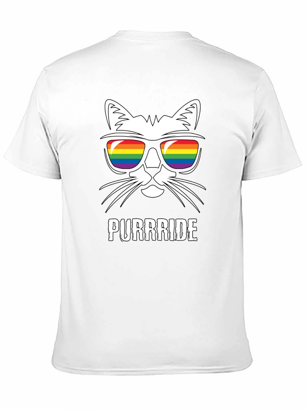 Purrride Cat LGBTQ Pride T-Shirt