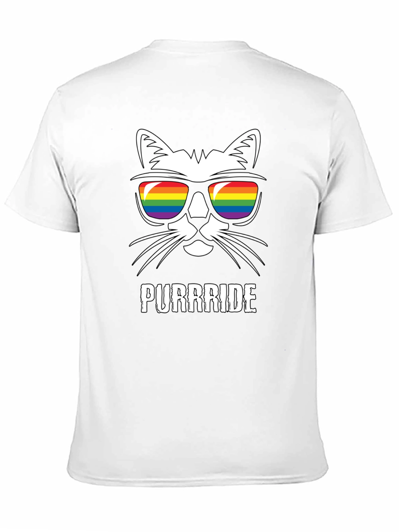 Purrride Cat LGBTQ Pride T-Shirt