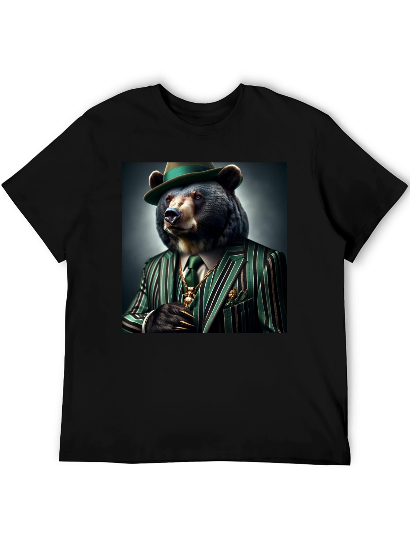 Gangster Bear T-Shirt: Sharp Dressed Animal Tee