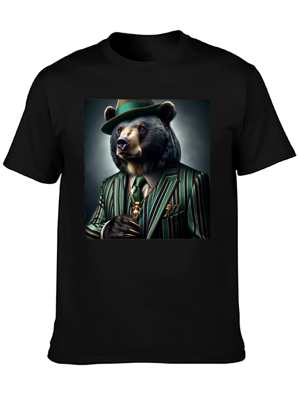 Gangster Bear T-Shirt: Sharp Dressed Animal Tee