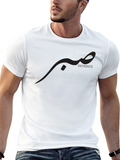 Mens Black Patience Graphic Tee