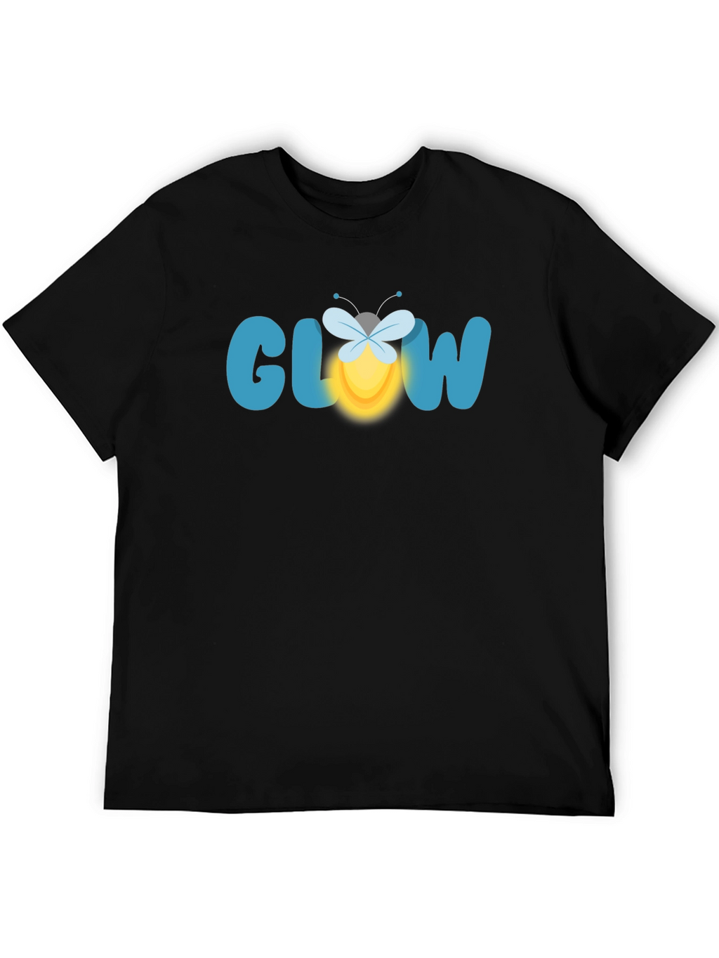 Glow Firefly Graphic Tee - Black
