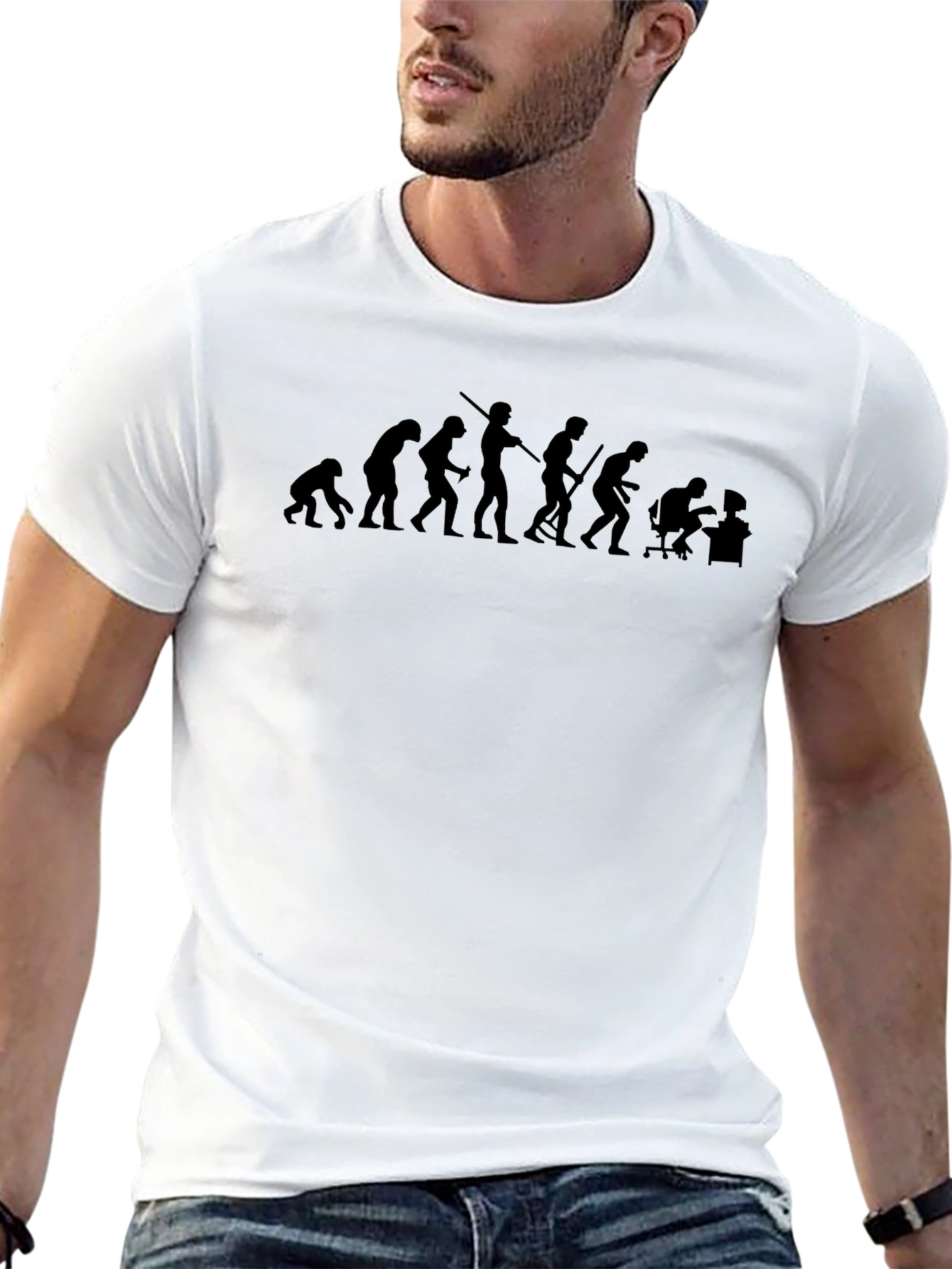 Evolution of Gaming Black T-Shirt