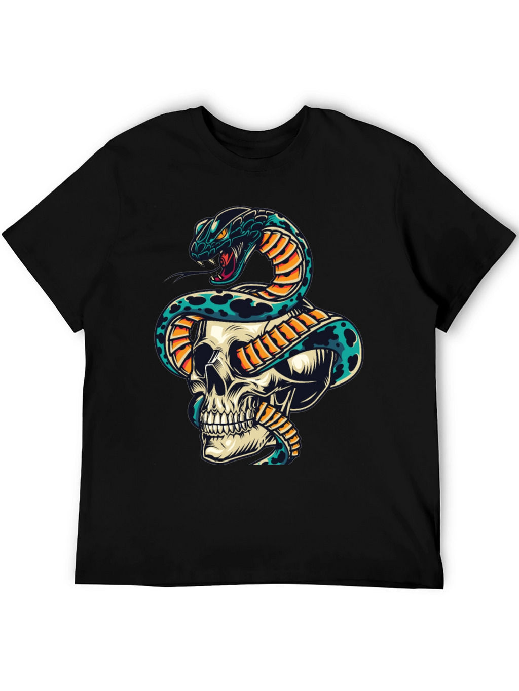 Skull & Snake Graphic Tee